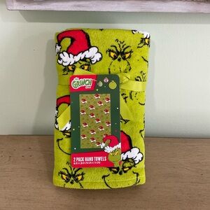 Grinch Hand Towels Set of Two